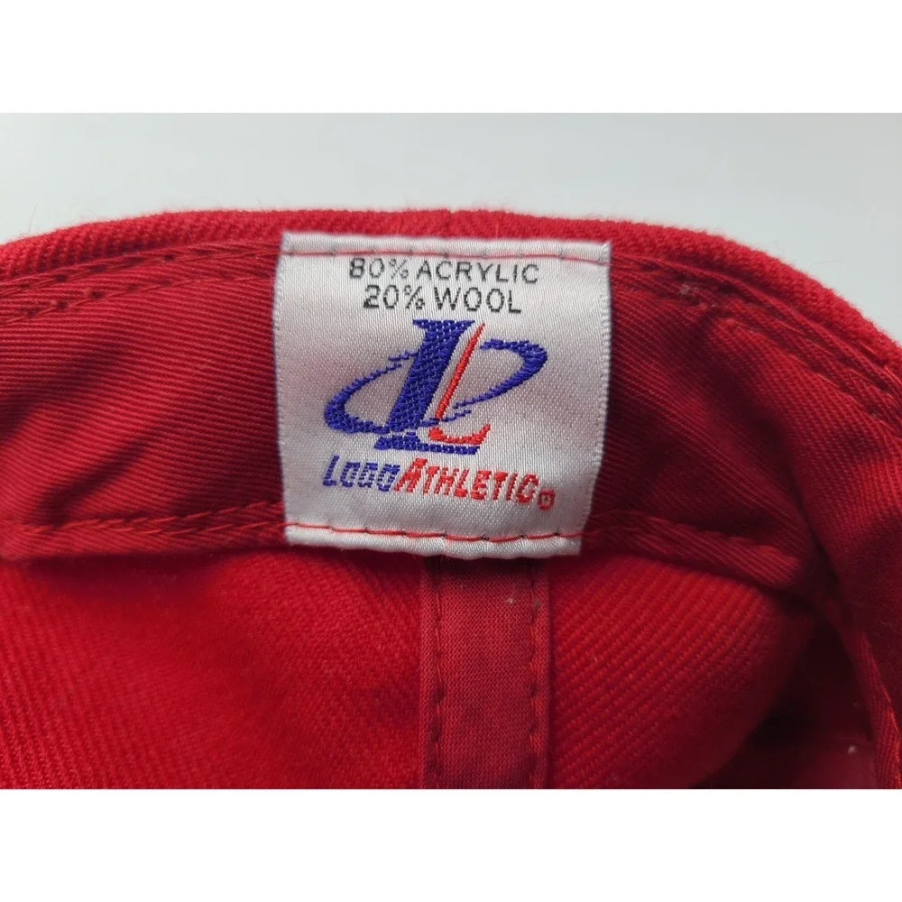 Vtg Tampa Bay Buccaneers Logo Athletic‎ Snapback (Fits Small) Hat Cap Wool Blend